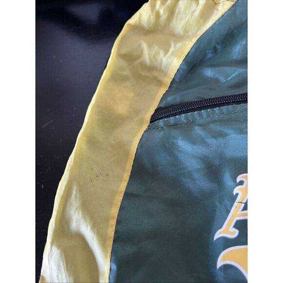 Oakland Athletics A's Drawstring Cinch Sack Zipper Pocket Chevy Giveaway Exclusi - Picture 4 of 11